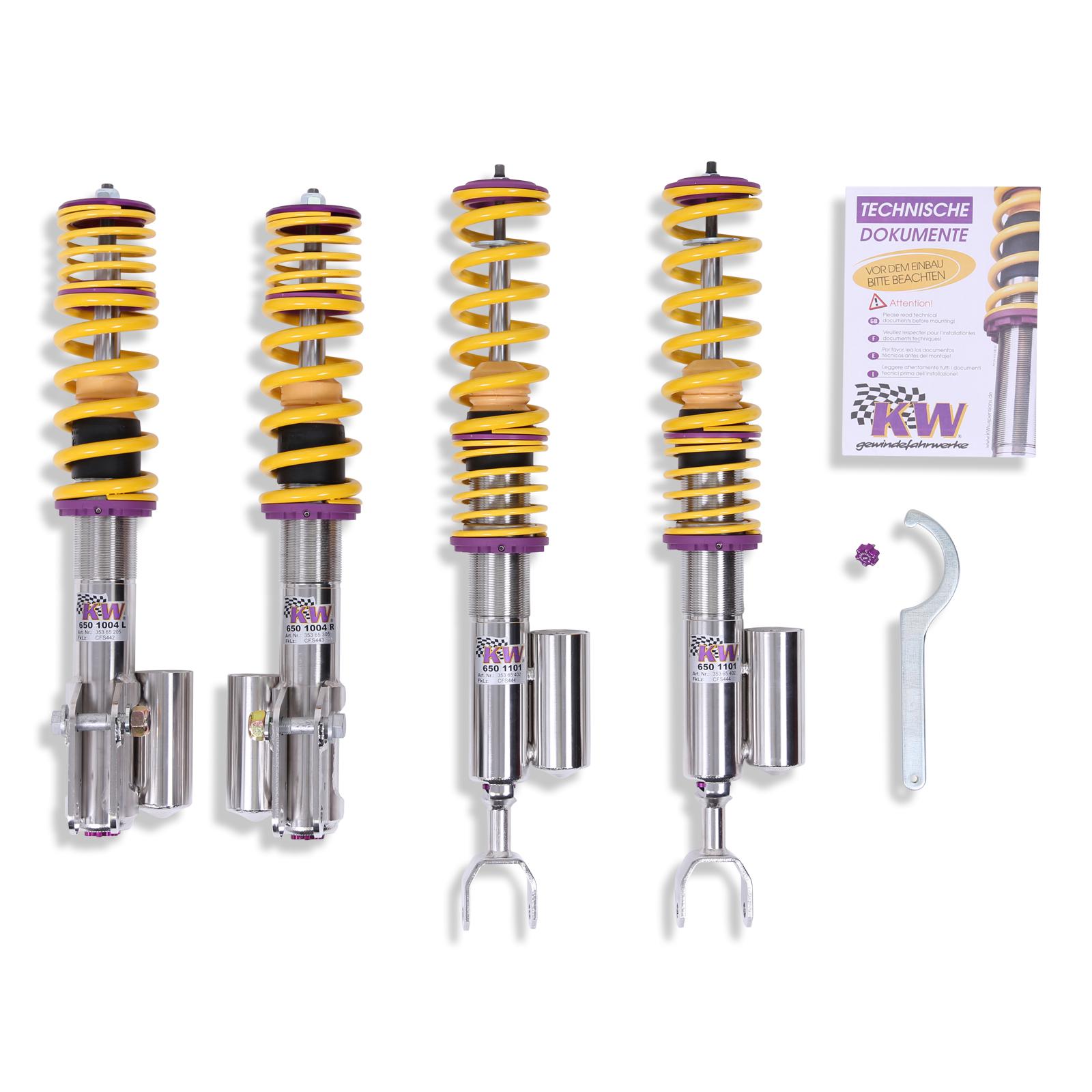 35265006 Coilovers Inox V3 KW Suspension i gruppen Välj bilmodell / Mitsubishi / EVO 7 / Chassi / Fjädring hos DDESIGN Scandinavia AB (KW-35265006)