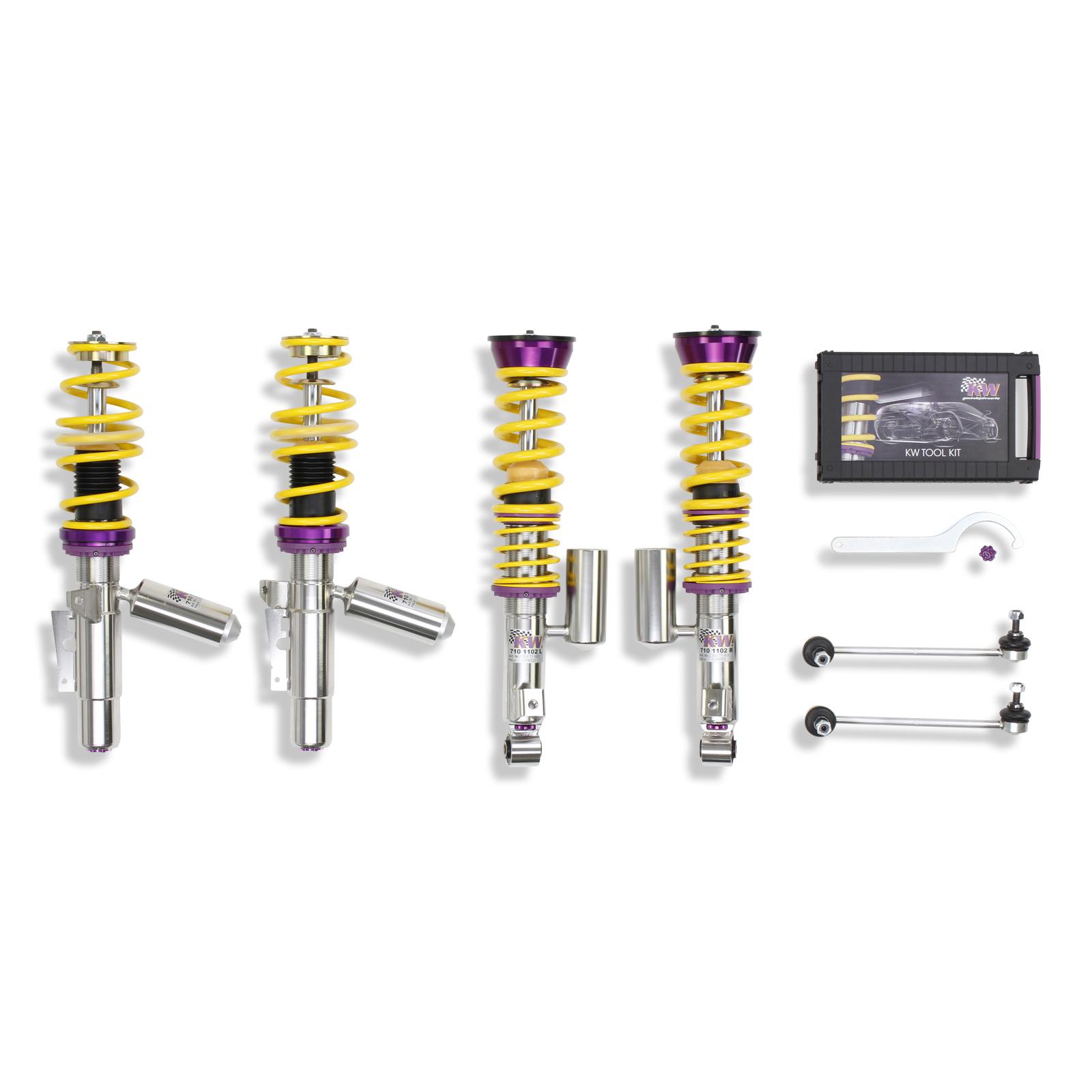 35271003 Coilovers Inox V3 KW Suspension i gruppen Välj bilmodell / Porsche / 996 98-05 / Chassi / Fjädring hos DDESIGN Scandinavia AB (KW-35271003)