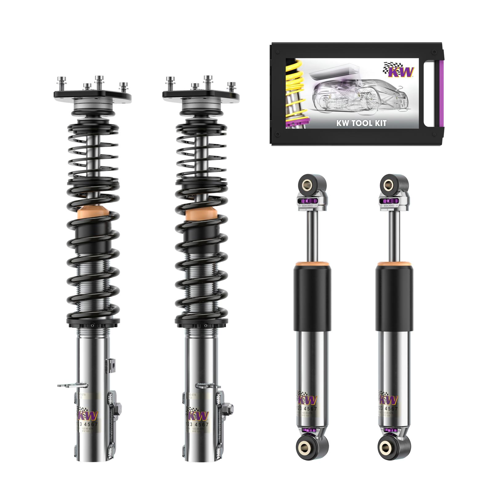 3527100D-B Coilovers Inox V3 KW Suspension i gruppen Välj bilmodell / Porsche / 944 / Chassi hos DDESIGN Scandinavia AB (KW-3527100D-B)