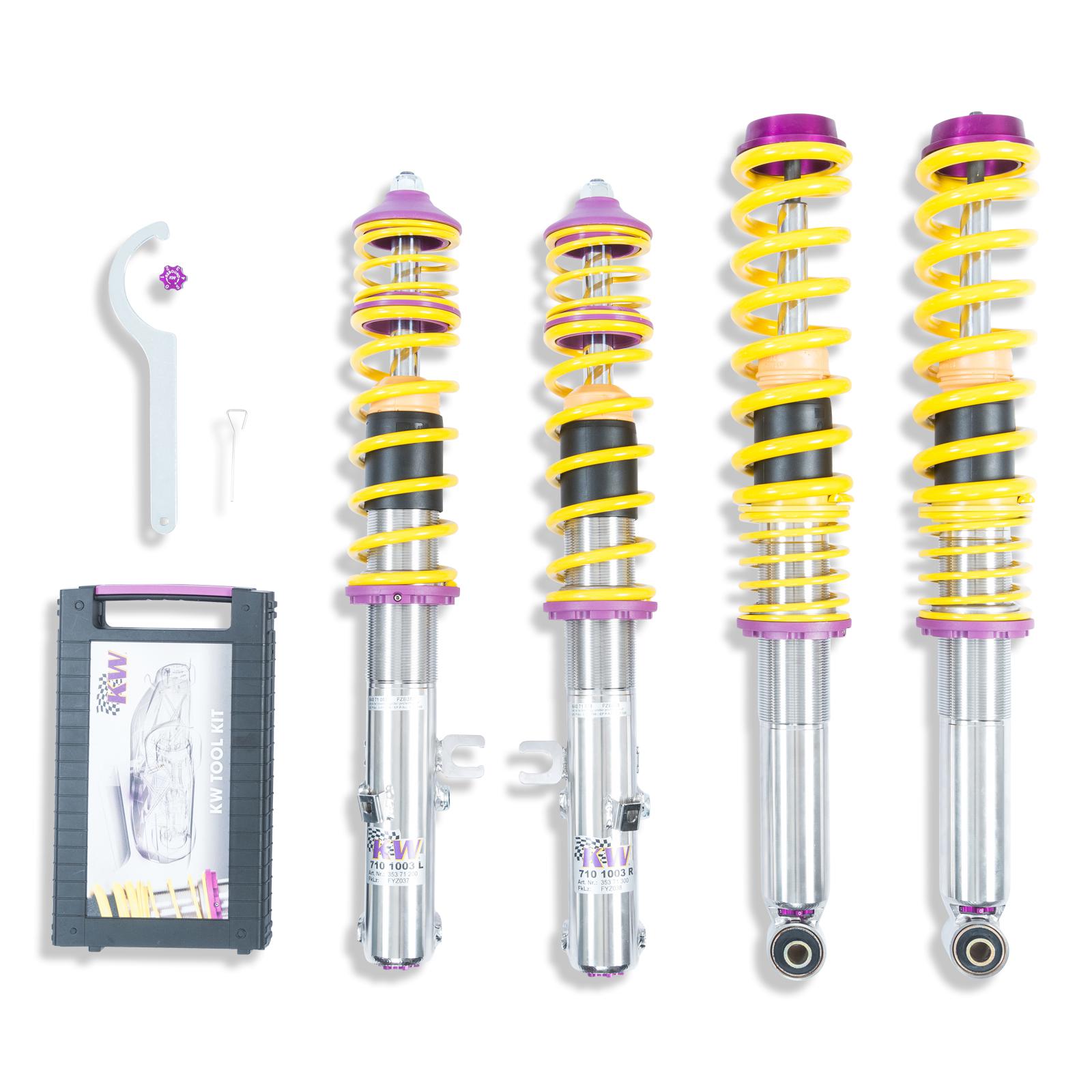 35271011 Coilovers Inox V3 KW Suspension i gruppen Välj bilmodell / Porsche / 987 Boxster 05-12 / Chassi hos DDESIGN Scandinavia AB (KW-35271011)