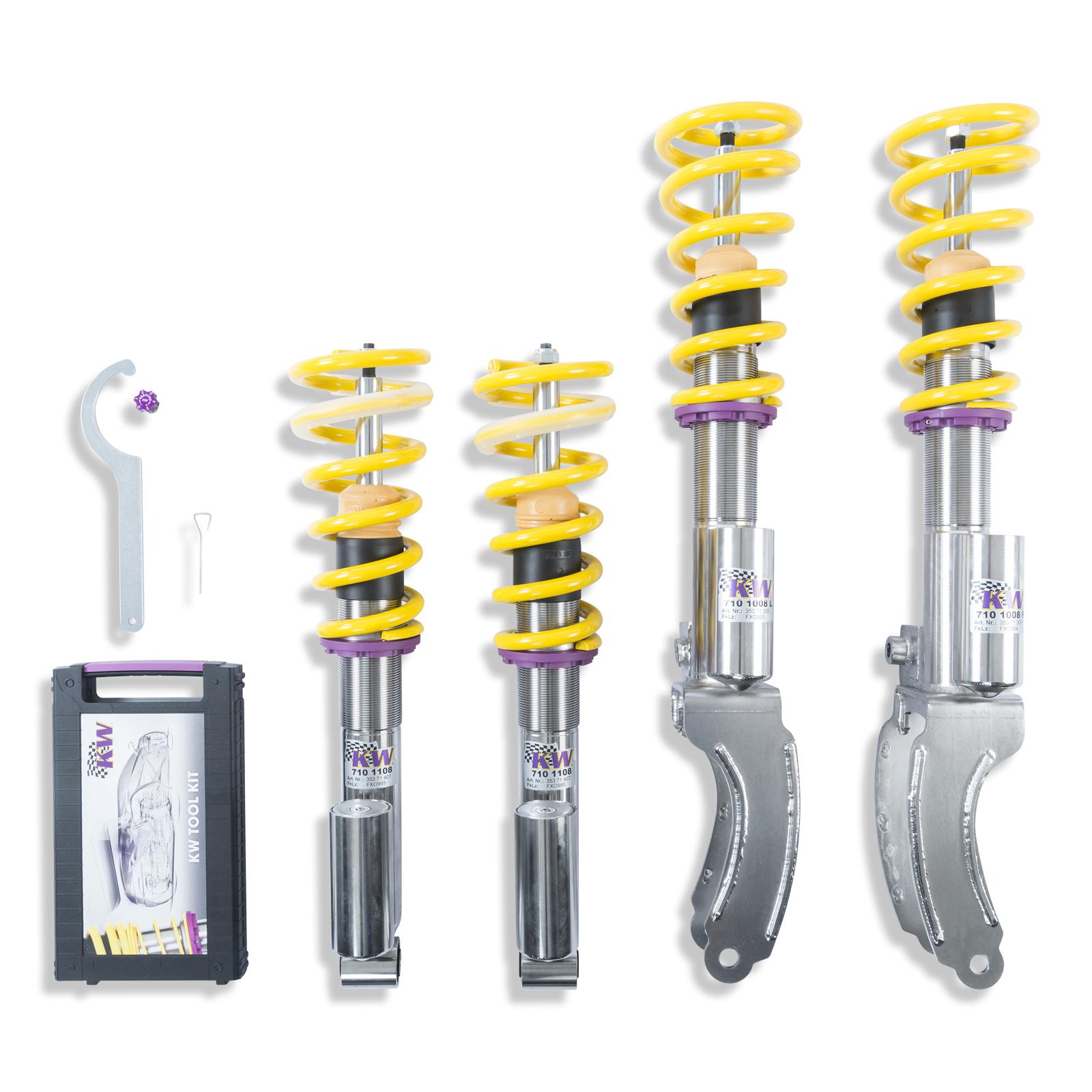 35271014 Coilovers Inox V3 KW Suspension i gruppen Välj bilmodell / Audi / Q7 (4L) 2006-2015 / Chassi / Fjädring hos DDESIGN Scandinavia AB (KW-35271014)