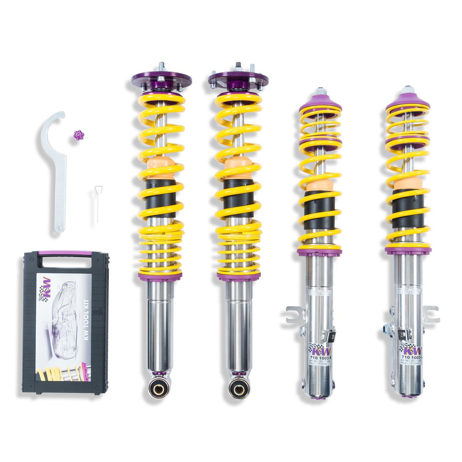 35271018 Coilovers Inox V3 KW Suspension i gruppen Välj bilmodell / Porsche / 987 Boxster 05-12 / Chassi hos DDESIGN Scandinavia AB (KW-35271018)