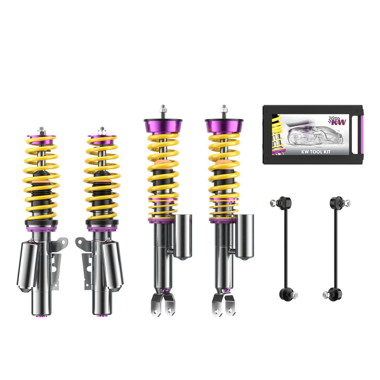 35271023 Coilovers Inox V3 KW Suspension i gruppen Välj bilmodell / Porsche / 997 04-12 / Chassi / Fjädring hos DDESIGN Scandinavia AB (KW-35271023)