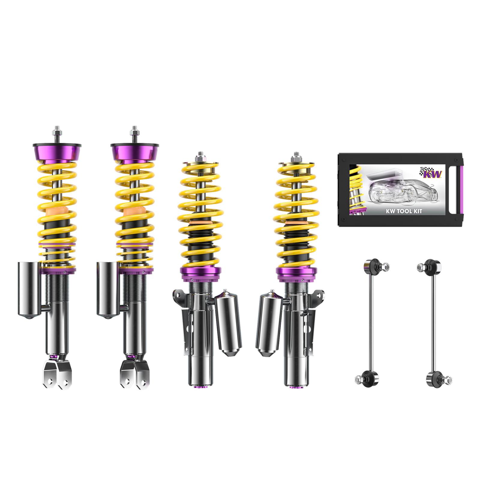 35271037 Coilovers Inox V3 (inkl. Cancellation Kit) KW Suspension i gruppen Välj bilmodell / Porsche / 997 04-12 / Chassi / Fjädring hos DDESIGN Scandinavia AB (KW-35271037)
