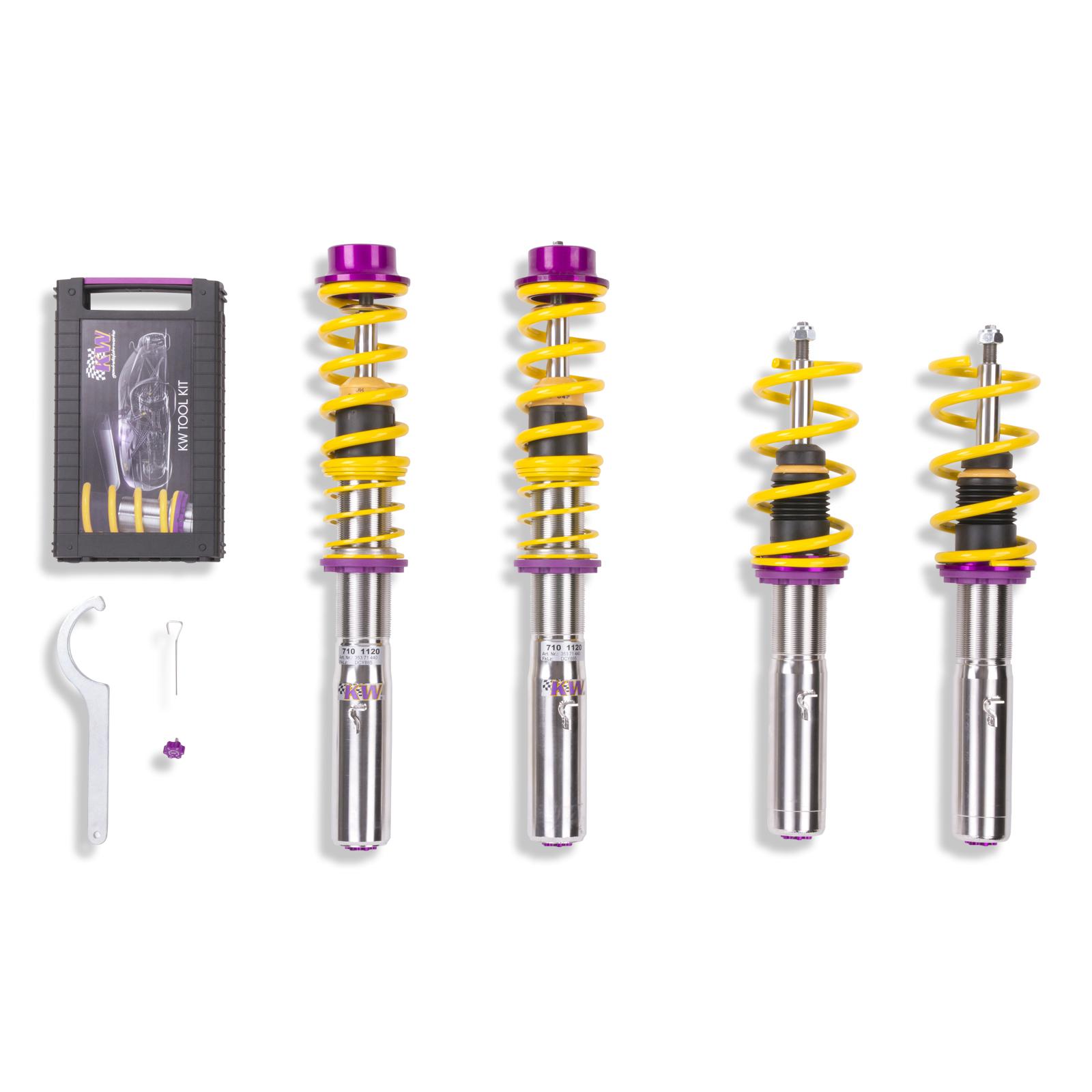 35271048 Coilovers Inox V3 KW Suspension i gruppen Välj bilmodell / Porsche / 981 Boxster 12-16 / Chassi / Fjädring hos DDESIGN Scandinavia AB (KW-35271048)