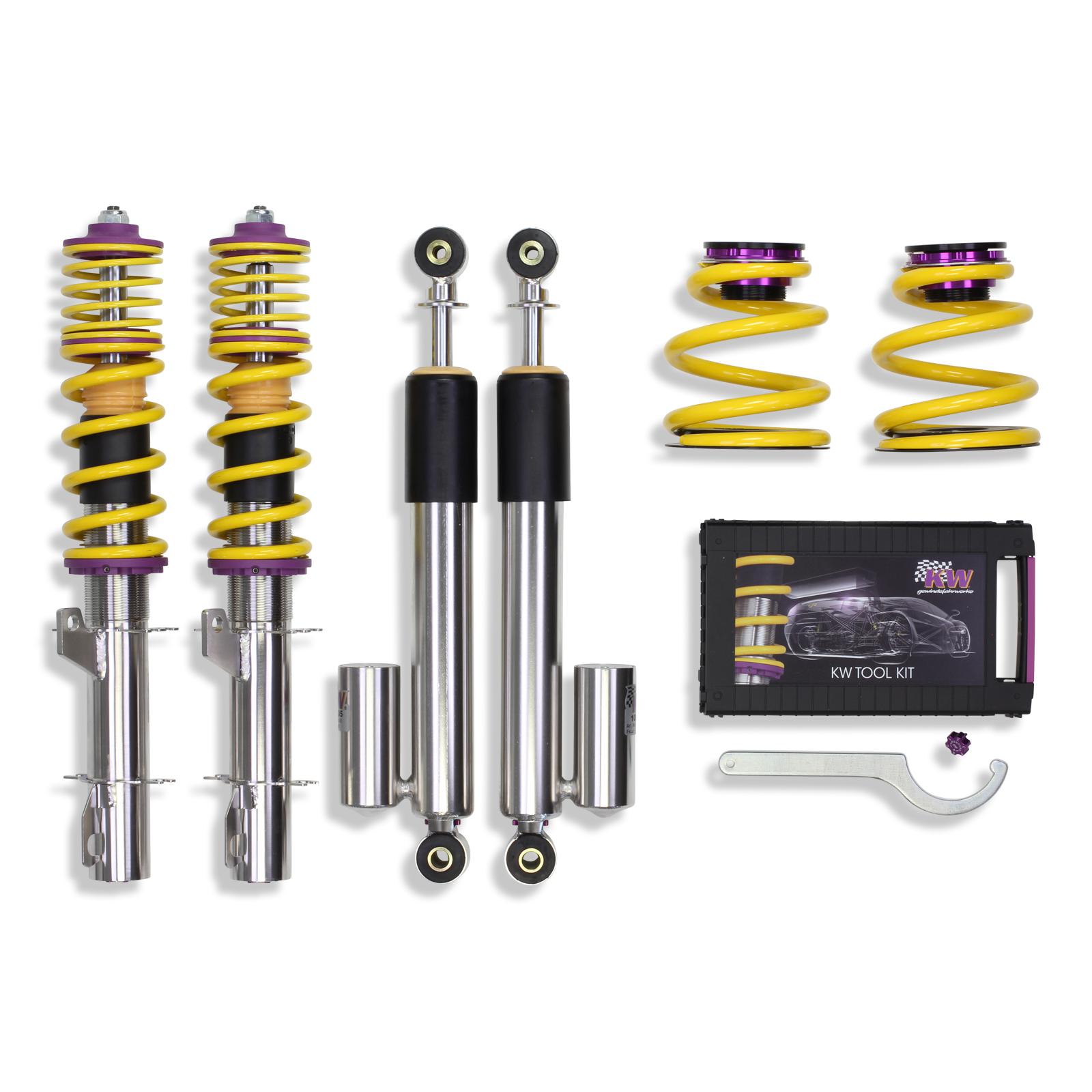 35280031 Coilovers Inox V3 KW Suspension i gruppen Välj bilmodell / VW / Golf 4 97-04 / Chassi / Coilovers hos DDESIGN Scandinavia AB (KW-35280031)