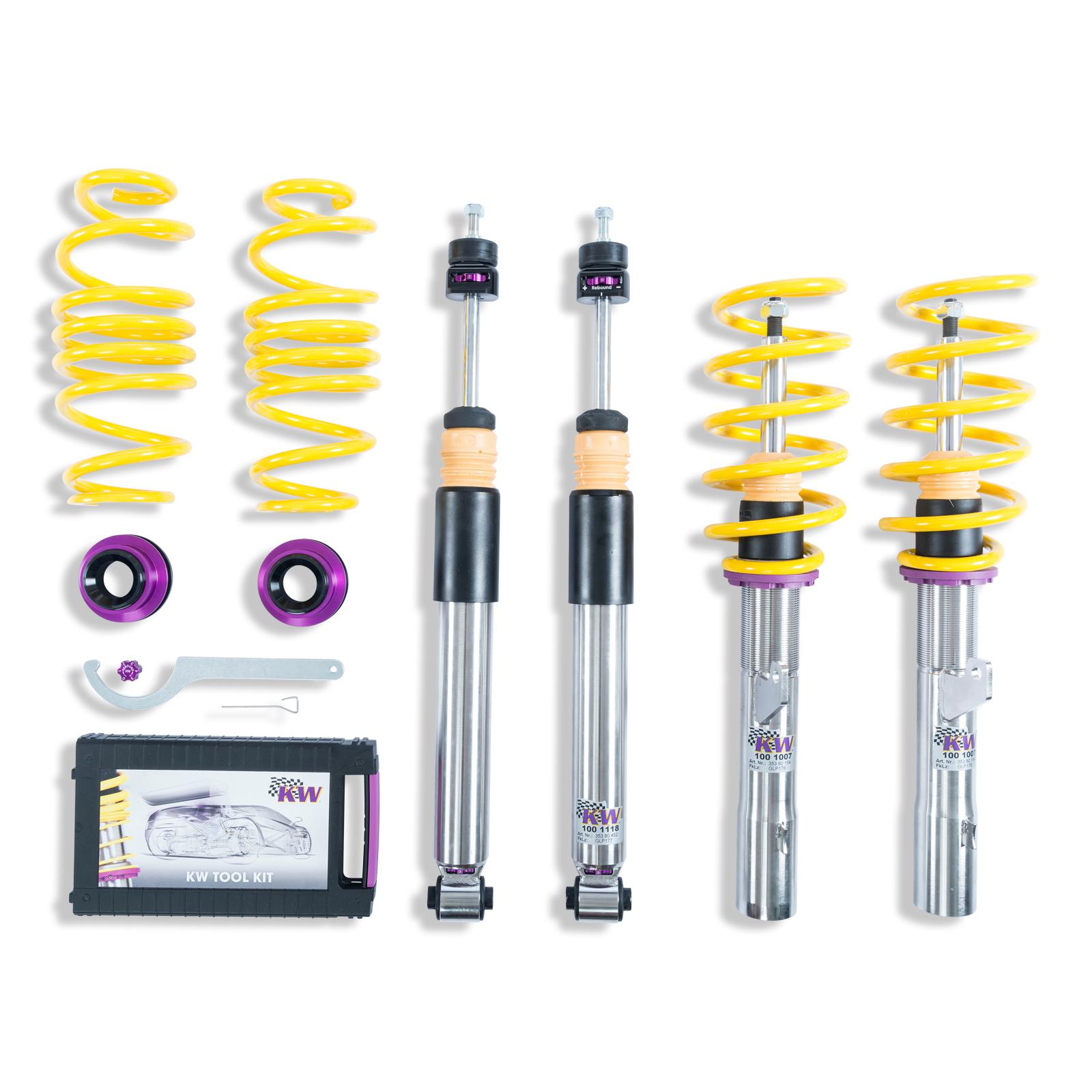 352800AF Coilovers Inox V3 KW Suspension i gruppen Välj bilmodell / VW / Passat B8 14-24 / Chassi / Coilovers hos DDESIGN Scandinavia AB (KW-352800AF)
