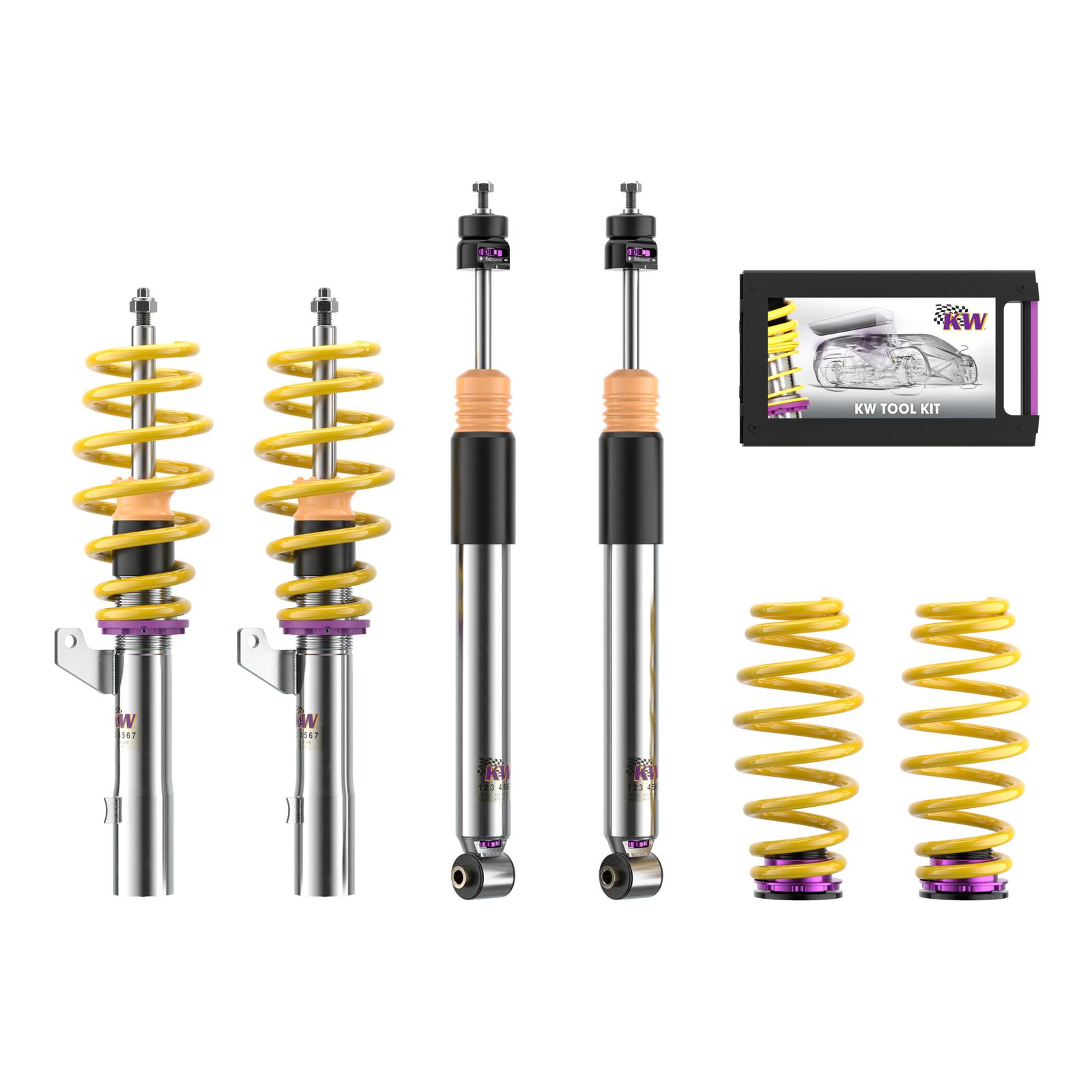 352800CT Coilovers Inox V3 KW Suspension i gruppen Välj bilmodell / Audi / A3 - S3 - RS3 (8Y) 2020+ / Chassi hos DDESIGN Scandinavia AB (KW-352800CT)