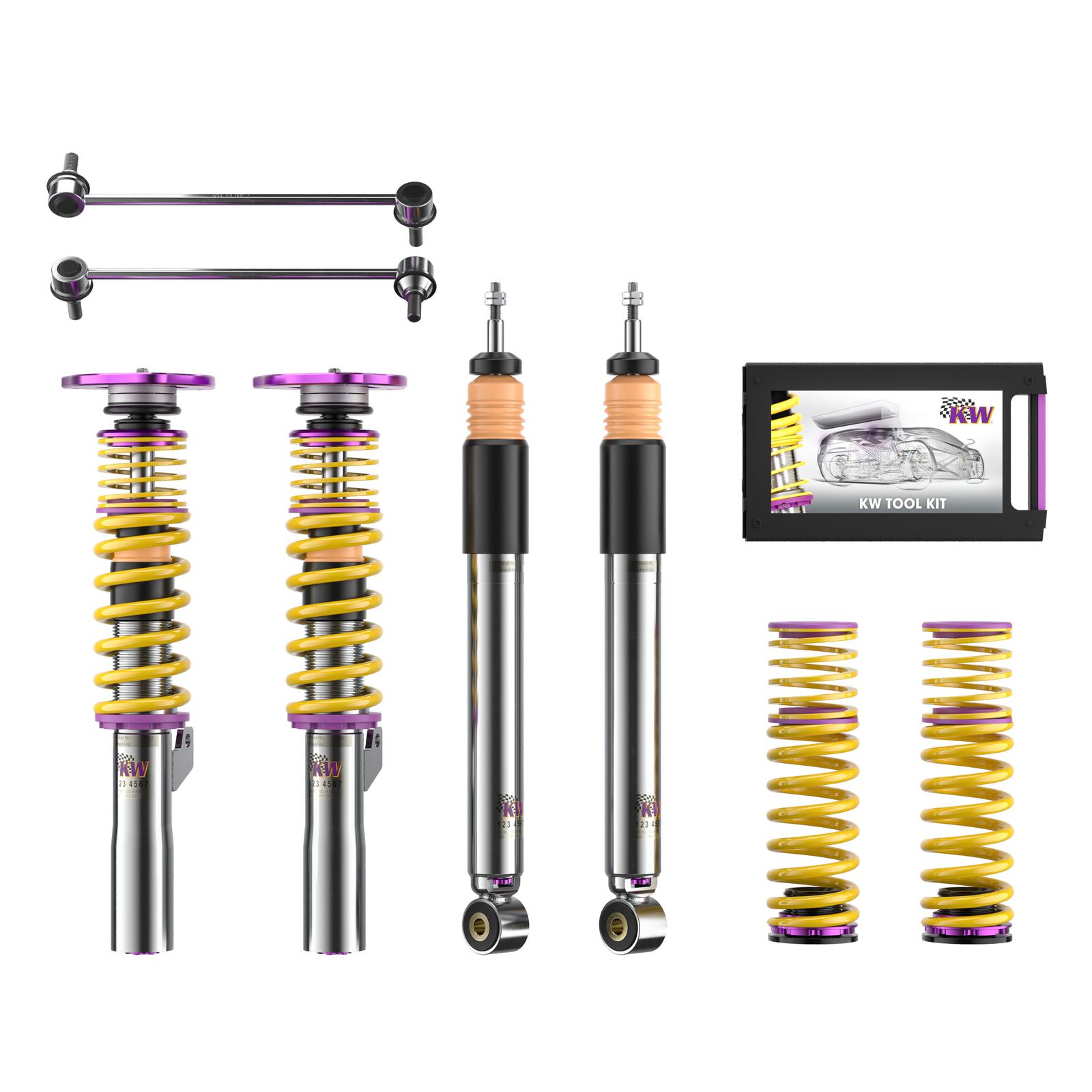 35280842 Coilovers V3 Clubsport KW Suspension i gruppen Välj bilmodell / VW / Golf 6 08-12 / Chassi / Golf MK6 R Fjädring hos DDESIGN Scandinavia AB (KW-35280842)