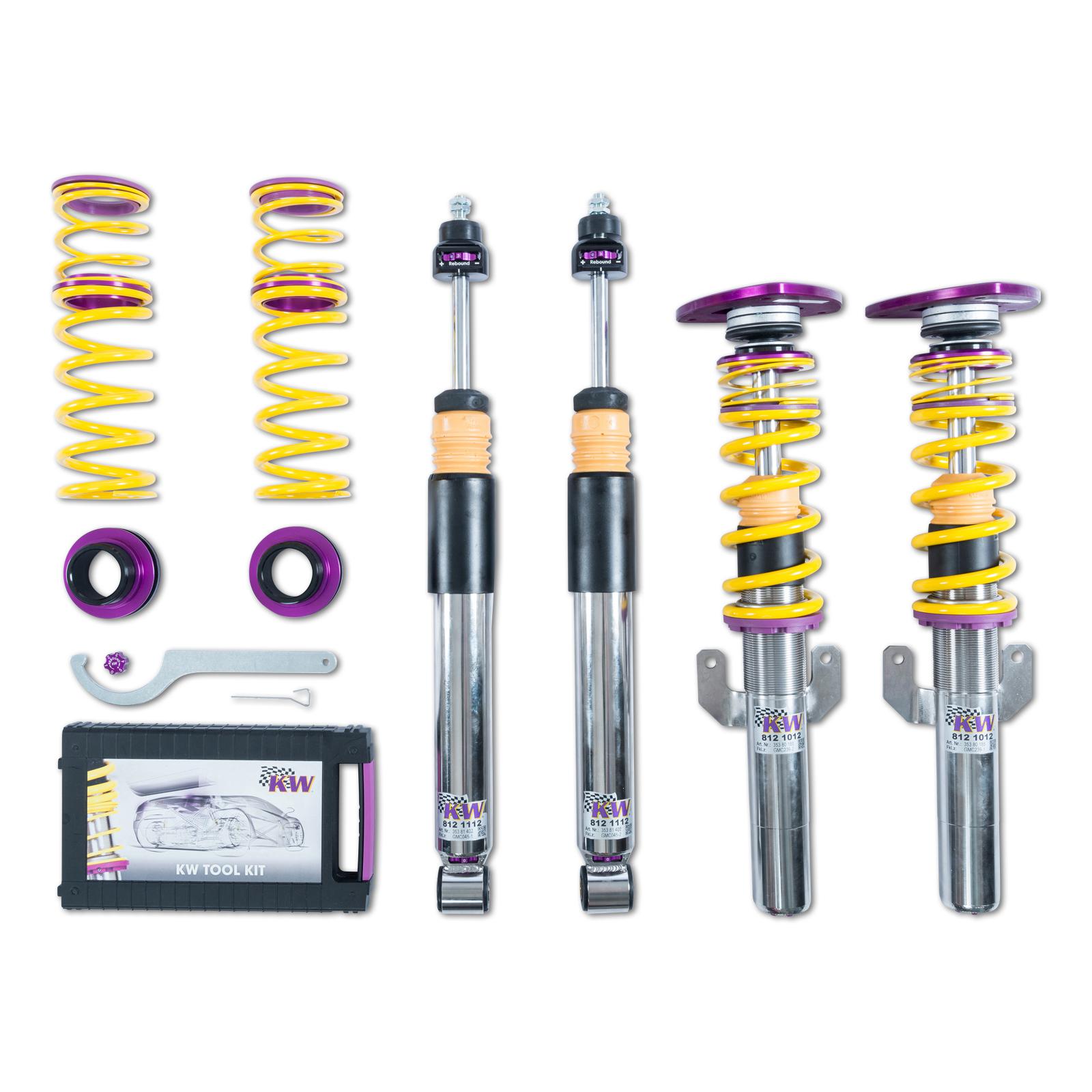 352808BW Coilovers V3 Clubsport KW Suspension i gruppen Välj bilmodell / VW / Polo 17+ / Chassi hos DDESIGN Scandinavia AB (KW-352808BW)
