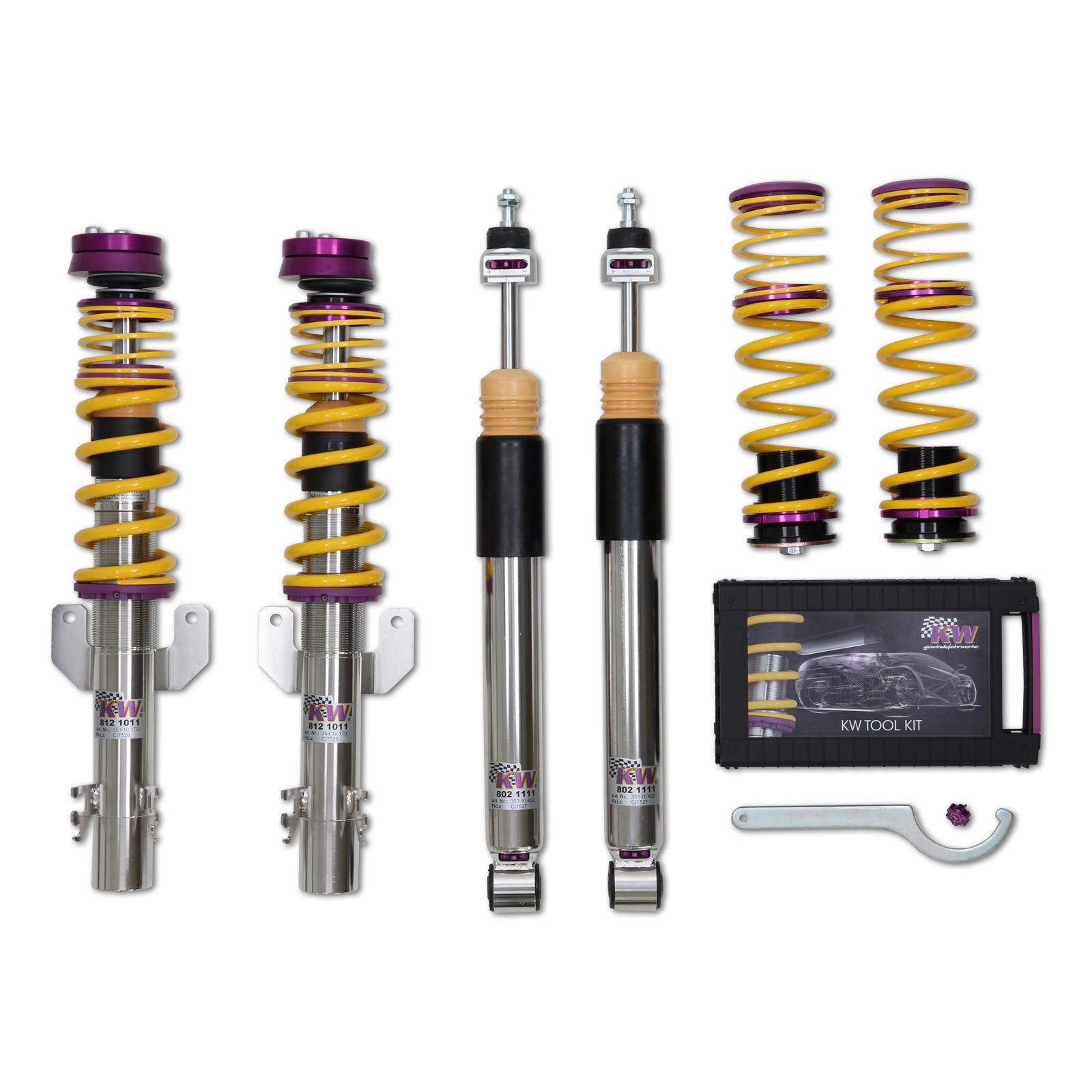 35281815 Coilovers V3 Clubsport KW Suspension i gruppen Välj bilmodell / VW / Polo 09-16 / Chassi / Fjädring hos DDESIGN Scandinavia AB (KW-35281815)