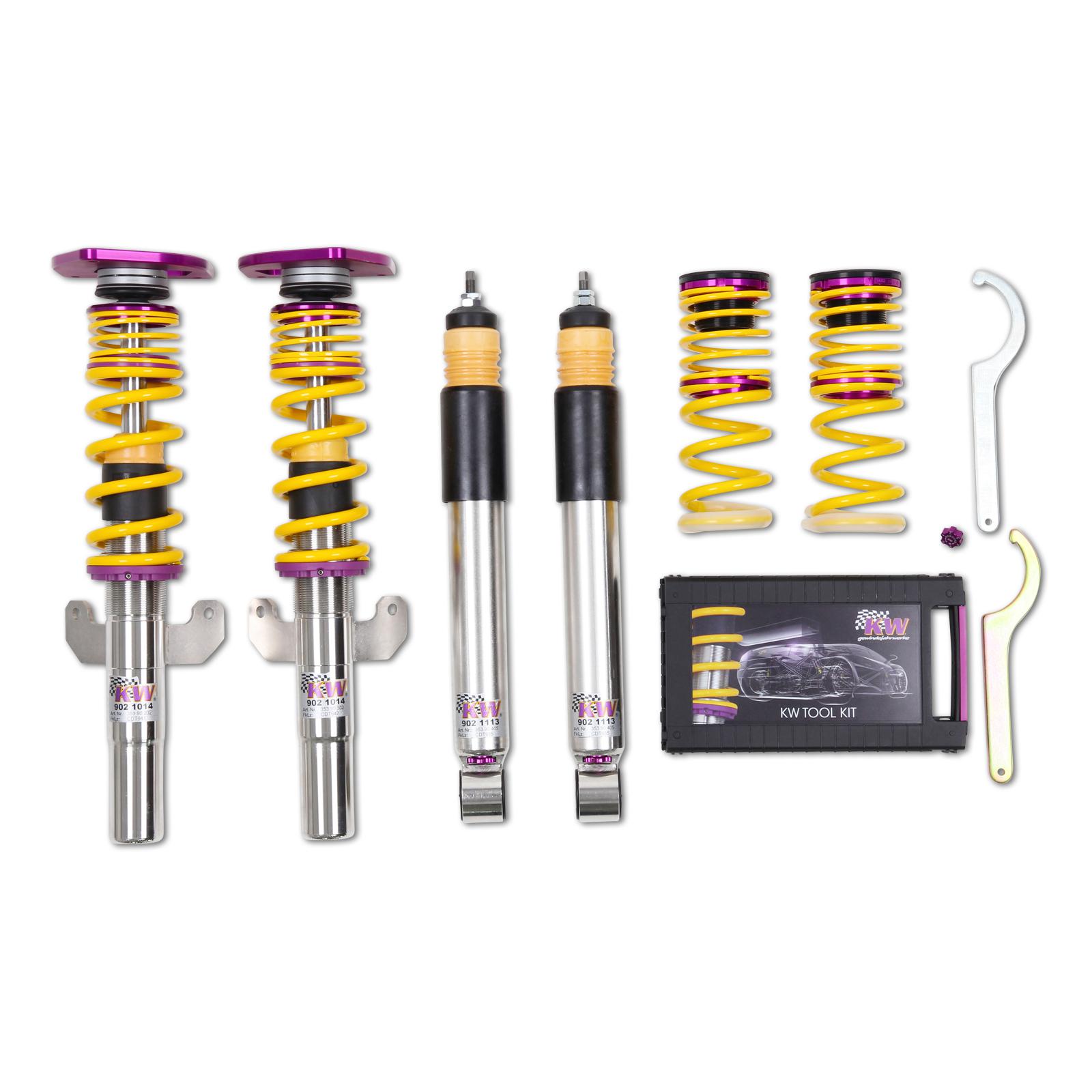 35290824 Coilovers V3 Clubsport KW Suspension i gruppen Välj bilmodell / Renault / Clio 3 05-14 / Chassi / Fjädring hos DDESIGN Scandinavia AB (KW-35290824)