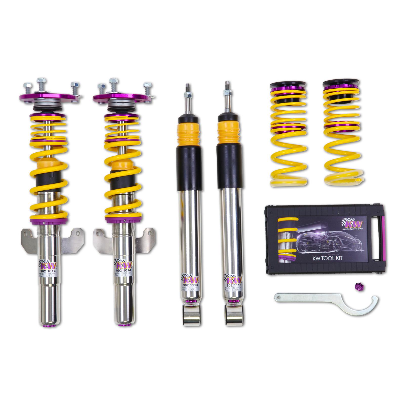 35290833 Coilovers V3 Clubsport KW Suspension i gruppen Välj bilmodell / Renault / Clio 3 05-14 / Chassi / Fjädring hos DDESIGN Scandinavia AB (KW-35290833)