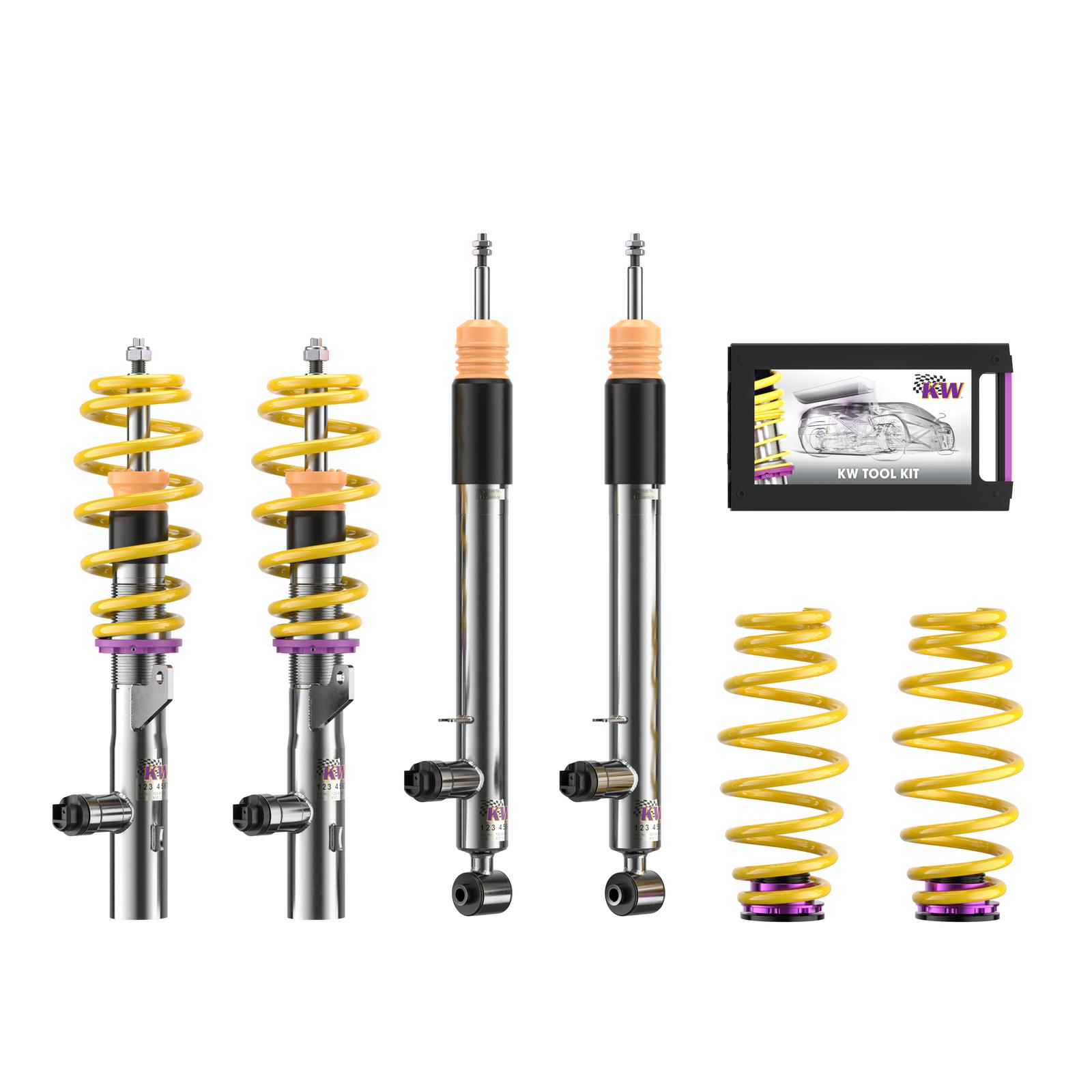 39080036 Coilovers DDC Plug & Play KW Suspension i gruppen Välj bilmodell / VW / Golf 7 Standard 12-19 / Chassi / Golf MK7 Fjädring hos DDESIGN Scandinavia AB (KW-39080036)