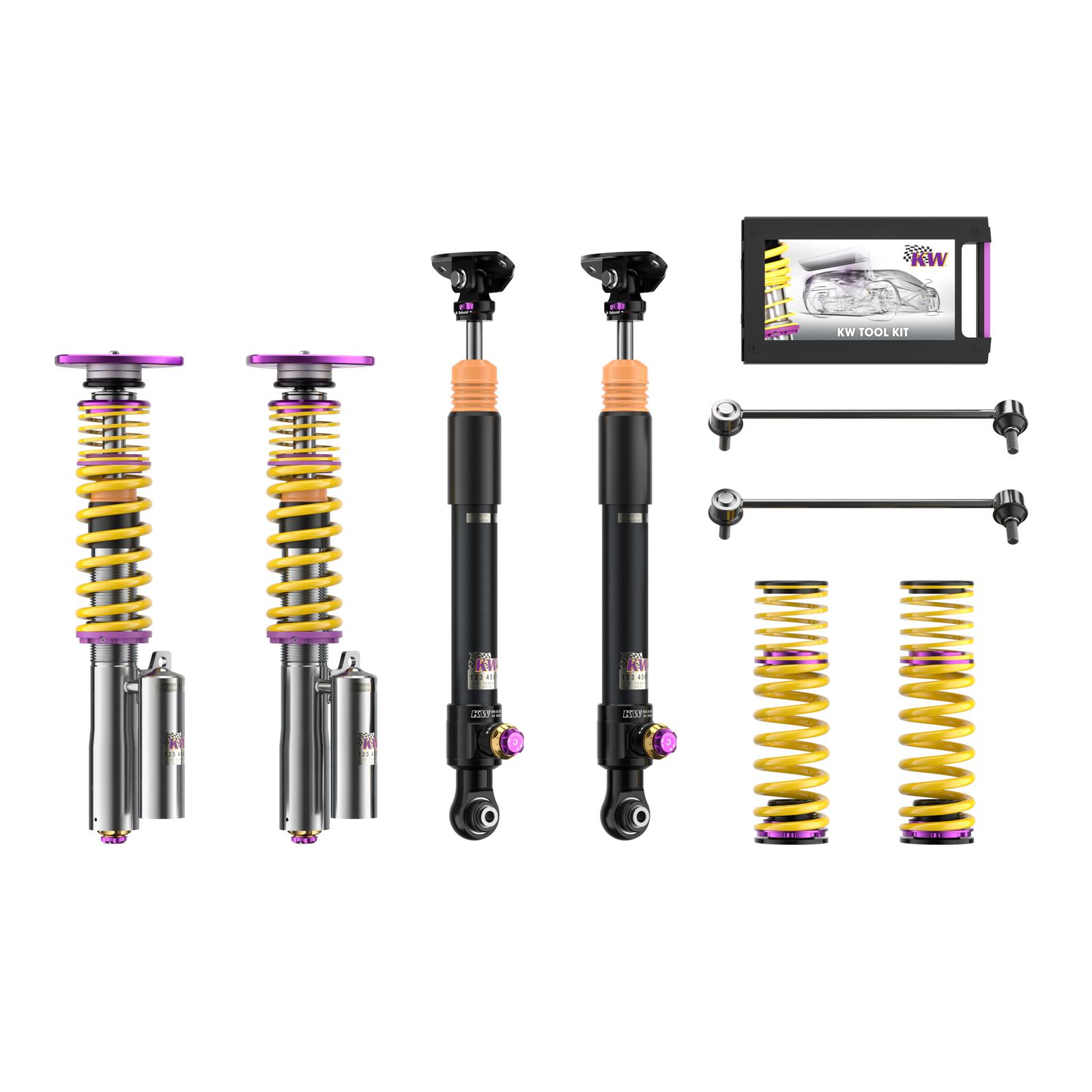 397102DV Coilovers V4 Clubsport KW Suspension i gruppen Välj bilmodell / Audi / TT (8J) 2006-2014 & TT (8S) 2014+ / Chassi / Coilovers hos DDESIGN Scandinavia AB (KW-397102DV)