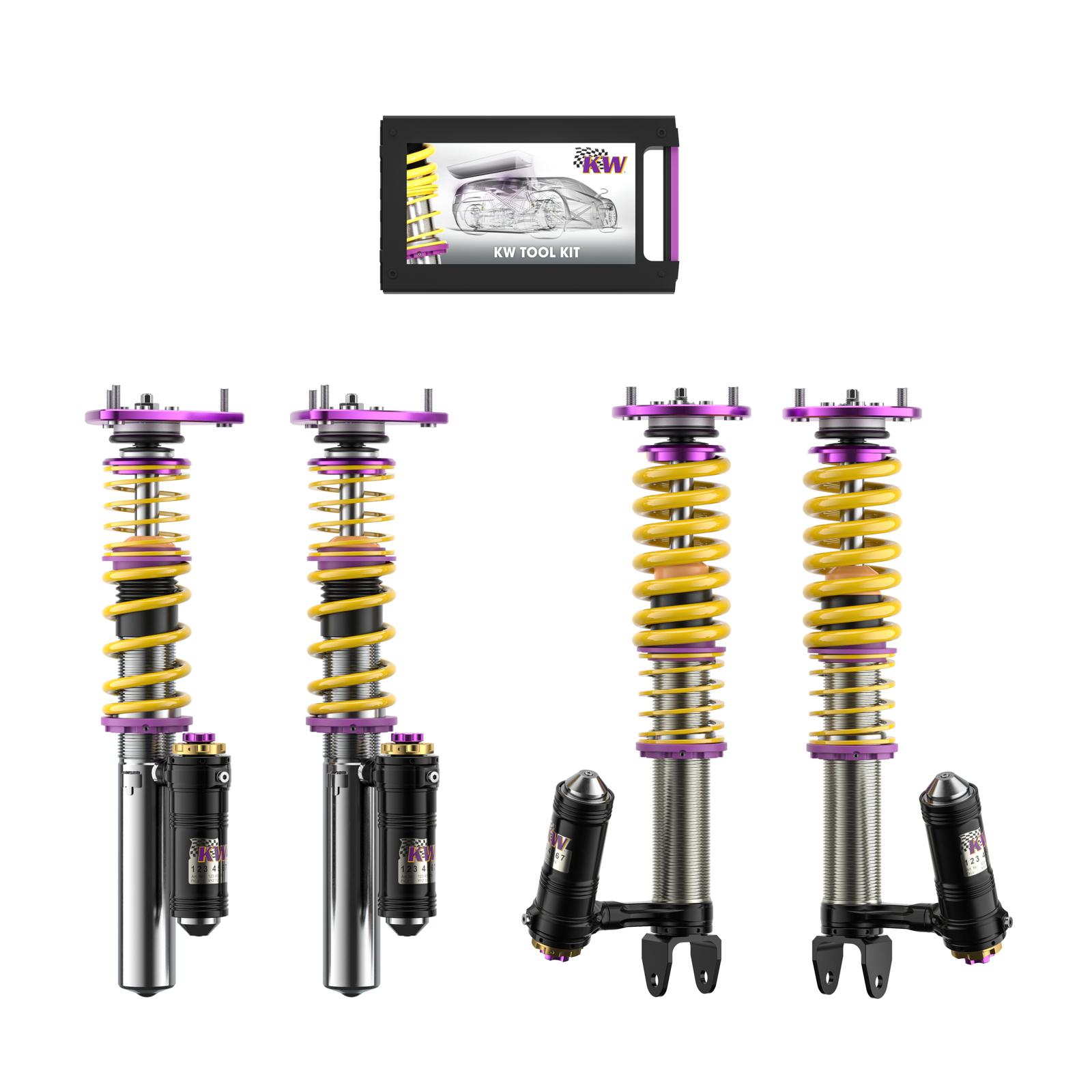 39771224 Coilovers V4 Clubsport KW Suspension i gruppen Välj bilmodell / Porsche / 997 04-12 / Chassi / Fjädring hos DDESIGN Scandinavia AB (KW-39771224)