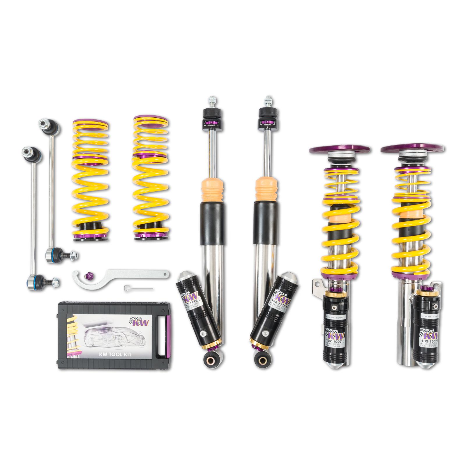3978020N Coilovers V4 Clubsport KW Suspension i gruppen Välj bilmodell / VW / Golf 7 Standard 12-19 / Chassi / Golf MK7 Fjädring hos DDESIGN Scandinavia AB (KW-3978020N)