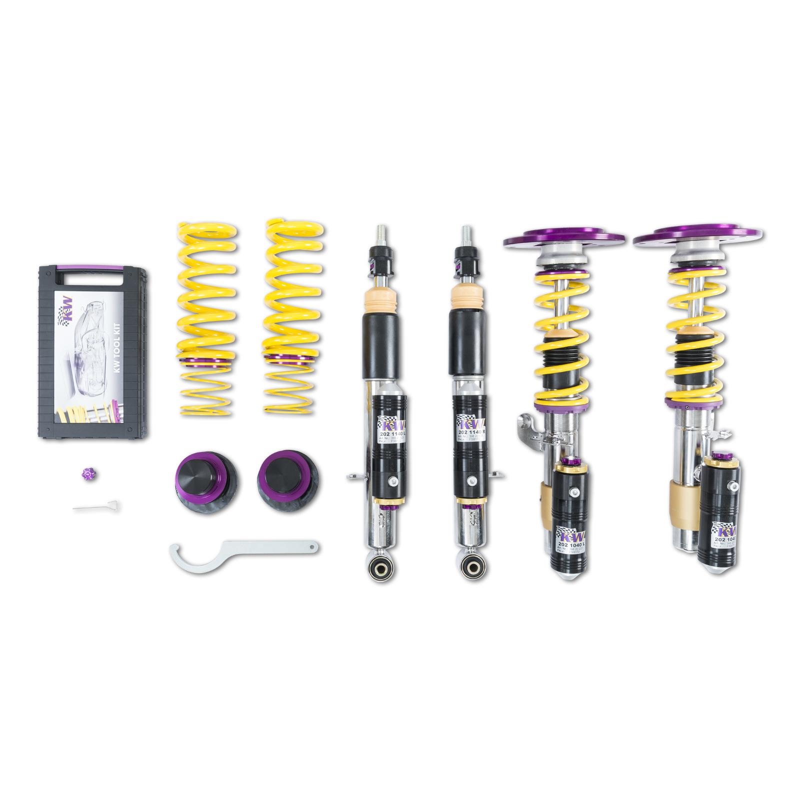 3A7200AN Coilovers Inox V4 KW Suspension i gruppen Välj bilmodell / BMW / M4 4-serie (F82-F83) 2014-2020 / Chassi / Coilovers hos DDESIGN Scandinavia AB (KW-3A7200AN)
