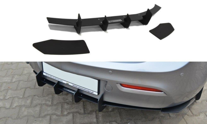 Mazda 3 MK2 Sport (Preface) 2009-2011 Diffuser + Splitters Maxton Design i gruppen Bilmodeller / Mazda / 3 MPS 09-13 / Styling / Bak hos DDESIGN AB (MA-3-2-SPORT-CNC-RS1A)