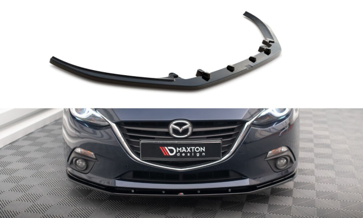 Mazda 3 BN 2013-2016 Frontsplitter V.1 Maxton Design  i gruppen Bilmodeller / Mazda / 3 13-19 / Styling hos DDESIGN AB (MA-3-3-FD1)