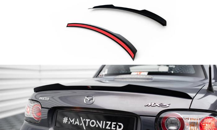 Mazda MX-5 / Miata Hardtop NC 2005-2009 Vingextension V.1 Maxton Design i gruppen Välj bilmodell / Mazda / MX-5 (NC) 05-14 / Styling hos DDESIGN Scandinavia AB (MA-MX5-3-CAP1G)