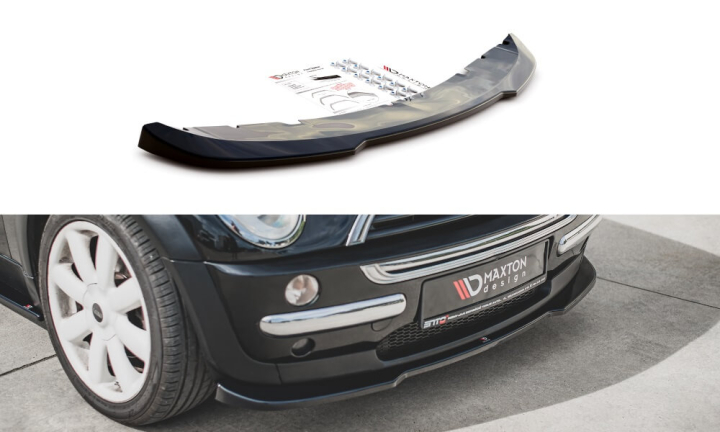 Mini Cooper / One R50 2001-2006 Frontsplitter V.1 Maxton Design i gruppen Bilmodeller / Mini / Cooper (R50/52/53) 2000-2006 / Styling hos DDESIGN AB (MC-ONE-1-FD1)