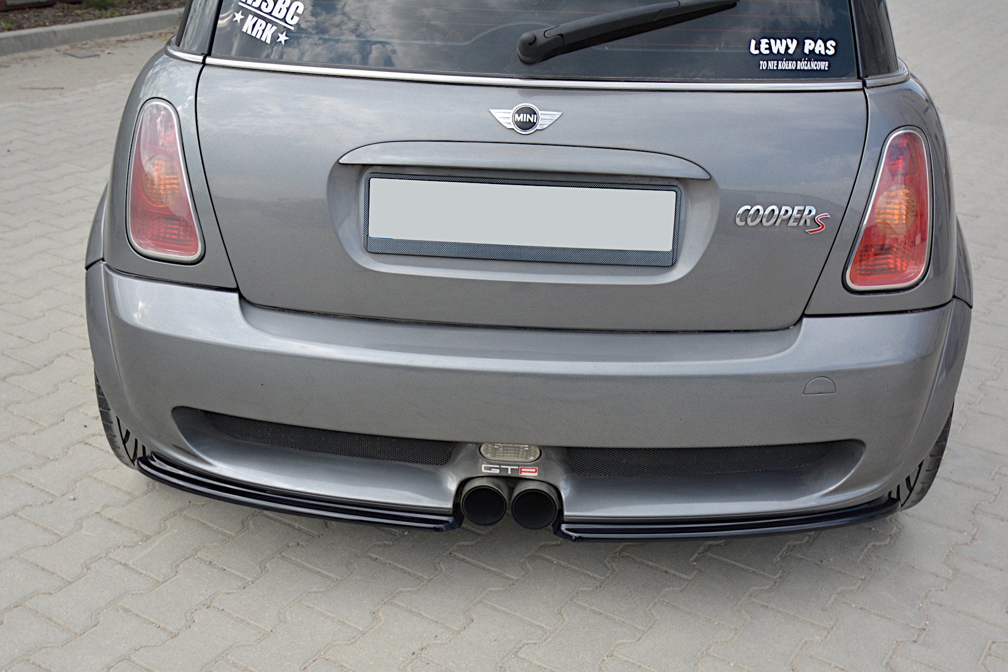 Mini Cooper S John Cooper Works R53 2003-2006 Bakre Splitters V.1 Maxt