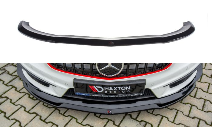 Mercedes A45 AMG W176 2013-2015 Frontläpp / Frontsplitter Maxton Design i gruppen Bilmodeller / Mercedes Benz / A-Klass 12-18 (W176) / Styling hos DDESIGN AB (ME-A-176-AMG-FD1G)