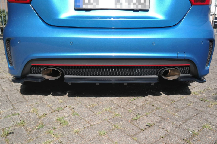 Mercedes A-Klass W176 AMG-LINE PREFACE 2013-2015 Bakre Splitter / Diffuser (med bars) Maxton Design i gruppen Bilmodeller / Mercedes Benz / A-Klass 12-18 (W176) / Styling hos DDESIGN AB (ME-A-176-AMGLINE-RD1-RD2G)