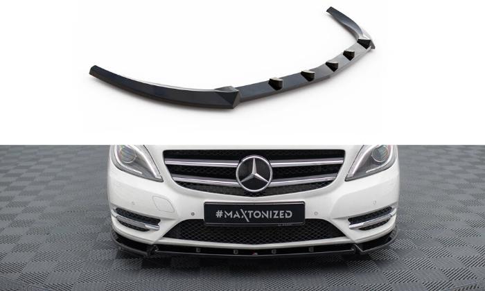 Mercedes-Benz B-Klass W246 2011-2014 Frontsplitter V.1 Maxton Design i gruppen Bilmodeller / Mercedes Benz / B-Class 05-18 (W245 / W246) hos DDESIGN AB (ME-B-246-FD1G)