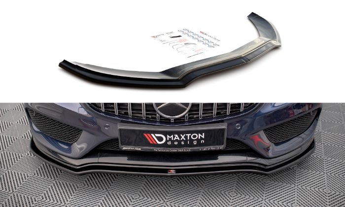 Mercedes C43 AMG W205 Sedan/Estate 2016-2018 Frontläpp / Frontsplitter V.1 Maxton Design i gruppen Bilmodeller / Mercedes Benz / C-Class 15-21 (W205) / Styling hos DDESIGN AB (ME-C-205-AMG-FD1G)