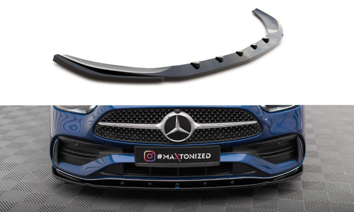 Mercedes C-Klass AMG-Line W206 2021+ Frontsplitter V.2 Maxton Design  i gruppen Bilmodeller / Mercedes Benz / C-Class 21+ (W206) hos DDESIGN AB (ME-C-206-AMGLINE-K-FD2)