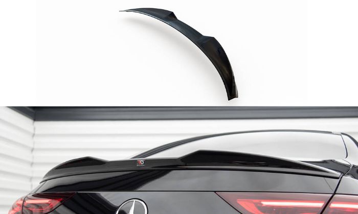 Mercedes-Benz CLA Coupe C118 2019+ Vinge / Vingextension 3D Maxton Design i gruppen Bilmodeller / Mercedes Benz / CLA-Class 19+ (C118) hos DDESIGN AB (ME-CLA-118-CAP2G)