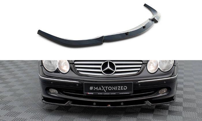 Mercedes CLK W209 2002-2005 Frontläpp / Frontsplitter V.2 Maxton Design i gruppen Bilmodeller / Mercedes Benz / CLK-Class 02-10 (W209) / Styling hos DDESIGN AB (ME-CLK-209-FD2G)