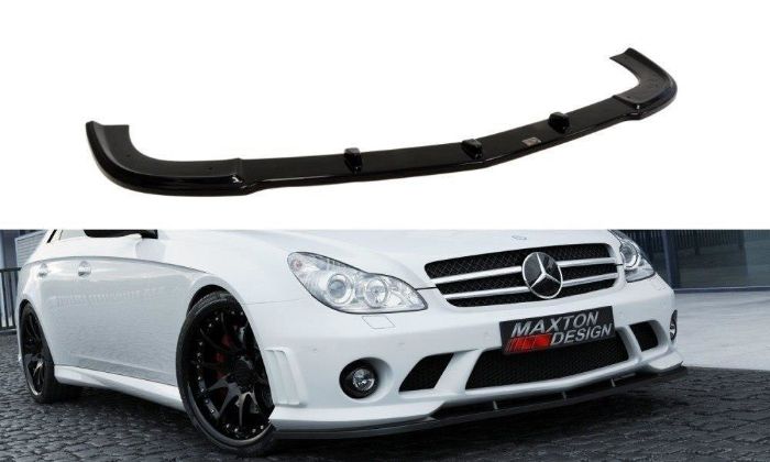 Mercedes CLS W219/C219 (Med AMG 204 Front) 2004 - 2010 Frontläpp / Frontsplitter Maxton Design i gruppen Bilmodeller / Mercedes Benz / CLS-Class 04-10 (C219) / Styling hos DDESIGN AB (ME-CLS-219-AMG204-FD1G)