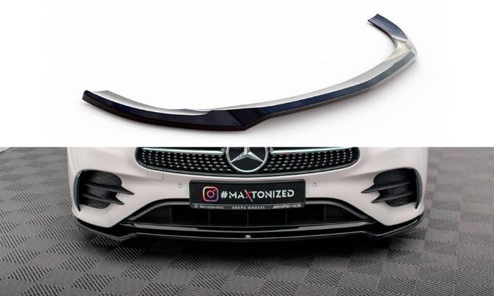 Mercedes E-Class W213 Coupe / Cab (C238) AMG-Line (Inkl. 53 AMG) 2017-2023 Frontsplitter V.1 Maxton Design i gruppen Bilmodeller / Mercedes Benz / E-Class 17+ (W213 - C238) / Styling hos DDESIGN AB (ME-E-213F-AMGLINE-C-FD1G)