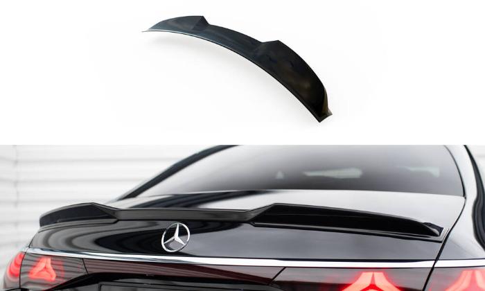 Mercedes-Benz E-Klass Sedan AMG-Line W214 2023+ Vingextension 3D Maxton Design i gruppen Bilmodeller / Mercedes Benz / E-Class 2023+ (W214) hos DDESIGN AB (ME-E-214-AMGLINE-CAP3D1G)