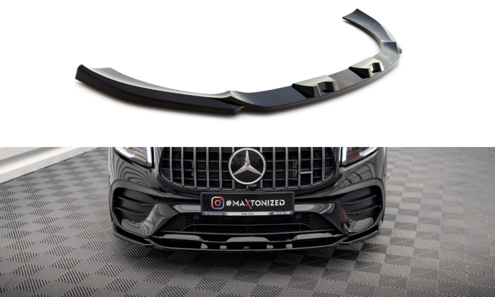 Mercedes-AMG GLB 35 X247 2019+ Frontsplitter V.2 Maxton Design i gruppen Bilmodeller / Mercedes Benz / GLB-Class 19+ (X247) hos DDESIGN AB (ME-GLB-35-247-FD2)