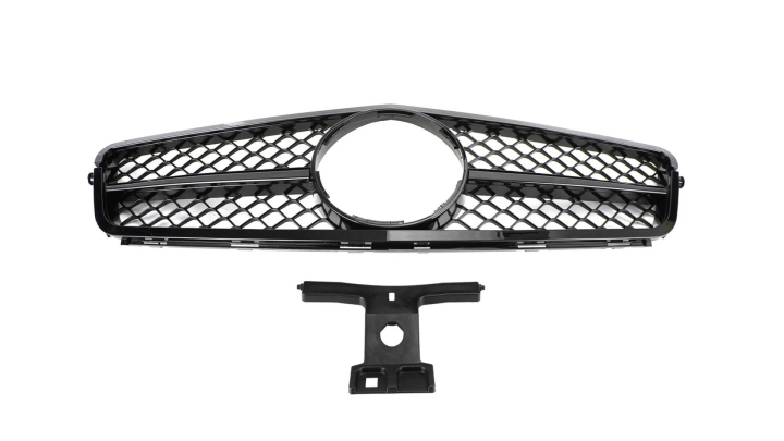 MERCEDES C-Class W204 2008-2014 Mattsvart Sportgrill