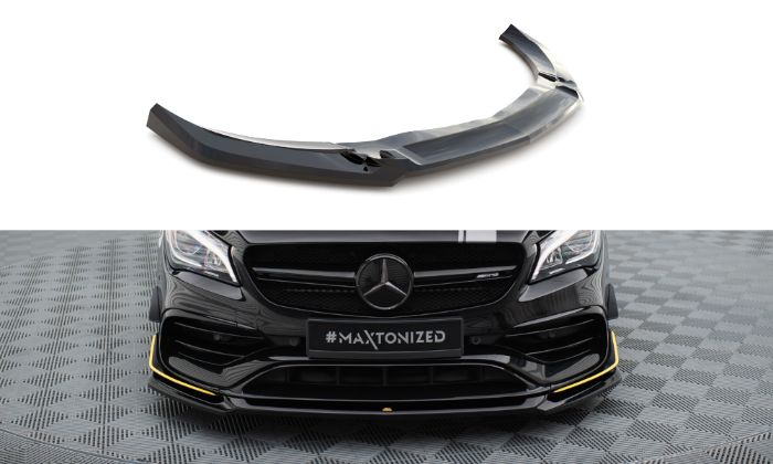 Mercedes-AMG CLA 45 Aero C117 Facelift 2017-2019 Frontläpp / Frontsplitter V.4 Maxton Design i gruppen Bilmodeller / Mercedes Benz / CLA-Class 13-19 (C117) / Styling hos DDESIGN AB (MECLA11745AMGAEROFD2G)