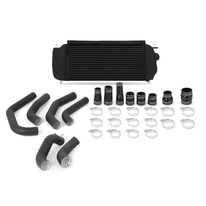 MMINT-F27T-15KBBK Ford F-150 2.7L EcoBoost Intercooler Kit 2015-2017 Svart Med Wrinkle Svarta Rör Mishimoto