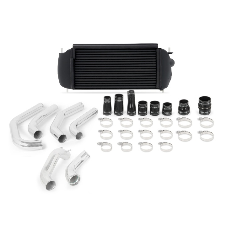 MMINT-F27T-15KPBK Ford F-150 2.7L EcoBoost Intercooler Kit 2015-2017 Svart Med Polerade Rör Mishimoto