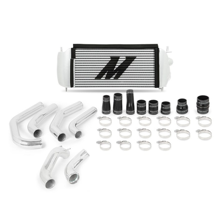 MMINT-F27T-15KPSL Ford F-150 2.7L EcoBoost Intercooler Kit 2015-2017 Silver Med Polerade Rör Mishimoto