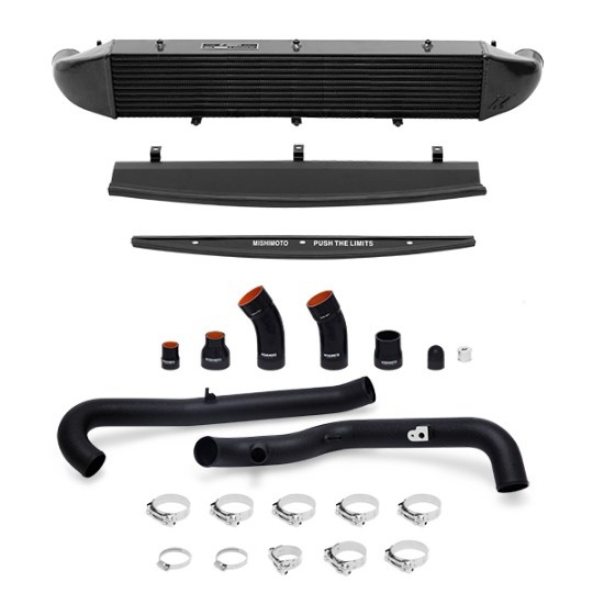 MMINT-FIST-14KBBK Ford Fiesta ST Intercooler Kit 2014-2019 Svart Med Wrinkle Svarta Rör Mishimoto