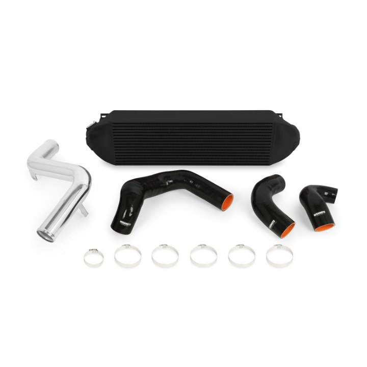 MMINT-FOST-13KPBK Ford Focus ST Intercooler Kit 2013-2018 Svart Med Polerade Rör Mishimoto