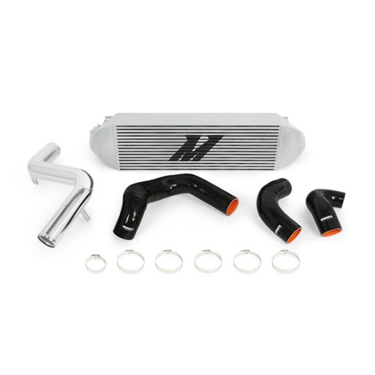 MMINT-FOST-13KPSL Ford Focus ST Intercooler Kit 2013-2018 Silver Med Polerade Rör Mishimoto