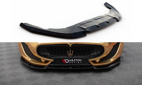 Maserati Granturismo Mk1 Facelift 2013-2018 Frontsplitter V.2 Maxton Design i gruppen Bilmodeller / Maserati / Granturismo hos DDESIGN AB (MS-GT-1F-FD2G)