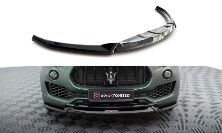 Maserati Levante Mk1 2016+ Frontsplitter V.1 Maxton Design i gruppen Bilmodeller / Maserati / Levante 2016+ hos DDESIGN AB (MS-LE-1-FD1)