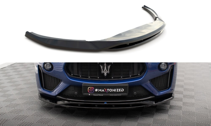 Maserati Levante GTS Mk1 2018+ Frontsplitter V.1 Maxton Design i gruppen Bilmodeller / Maserati / Levante 2016+ hos DDESIGN AB (MS-LE-1-GTS-FD1-FD1R)