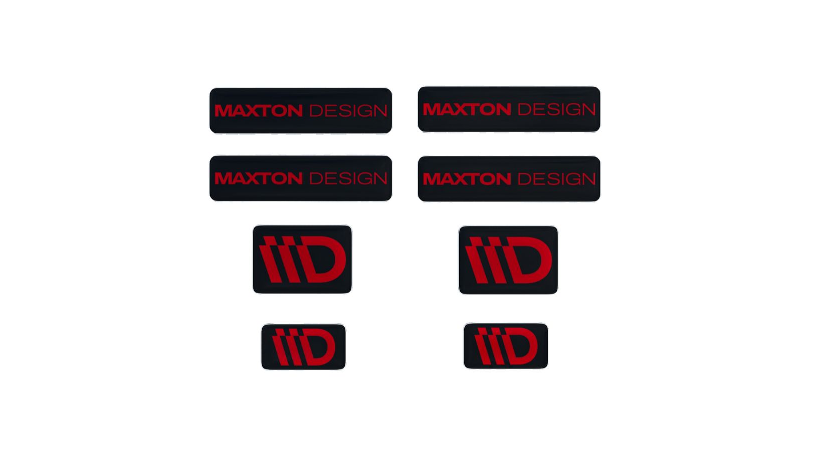 3D Klistermärke Dekal Logga Maxton Design Maxton Design